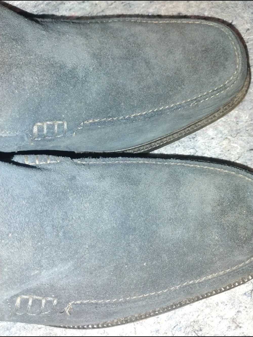 Bostonian Men's Suede Loafers in Gray